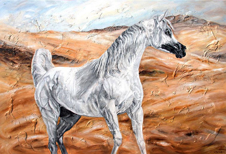 Arabian horse art