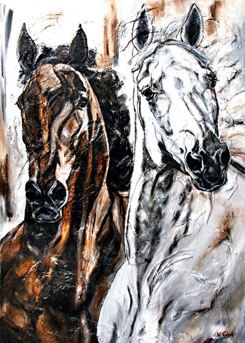 Sports Horses Painting