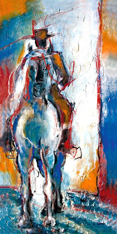 Spanish Rider horse painting