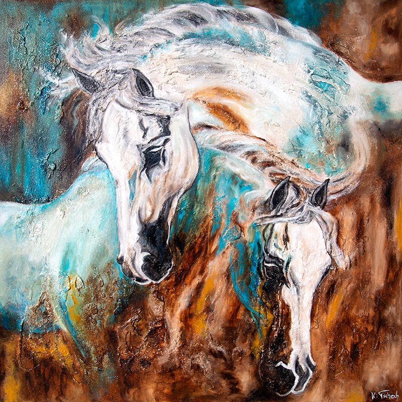 Horse Painting abstract