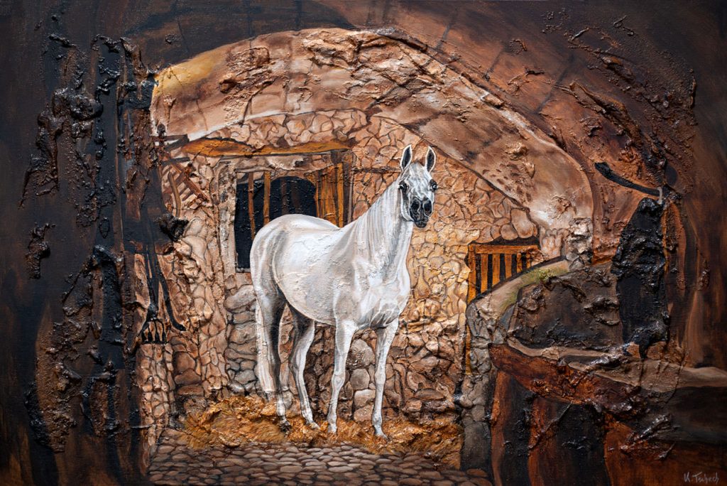 Arabian Mare in Cave, Kerstin Tschech