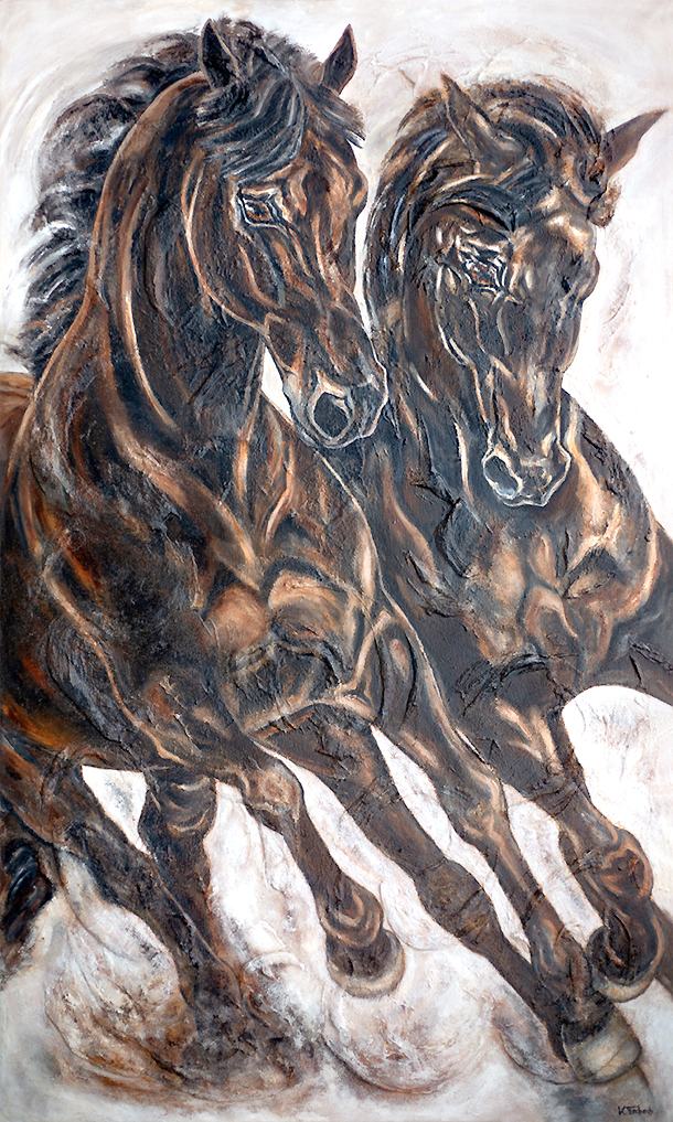 horsepainting-black-stallions-kerstin-tschech