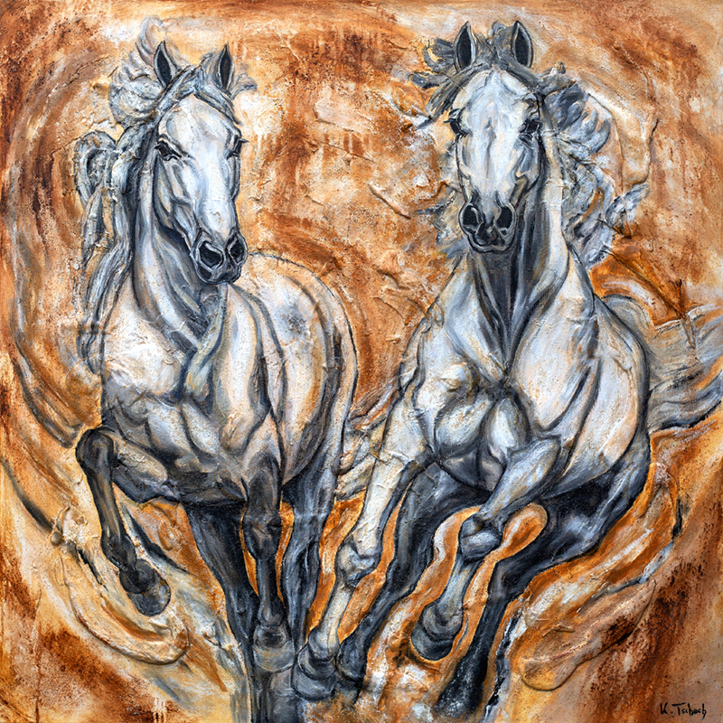 Andalusian Horses painting