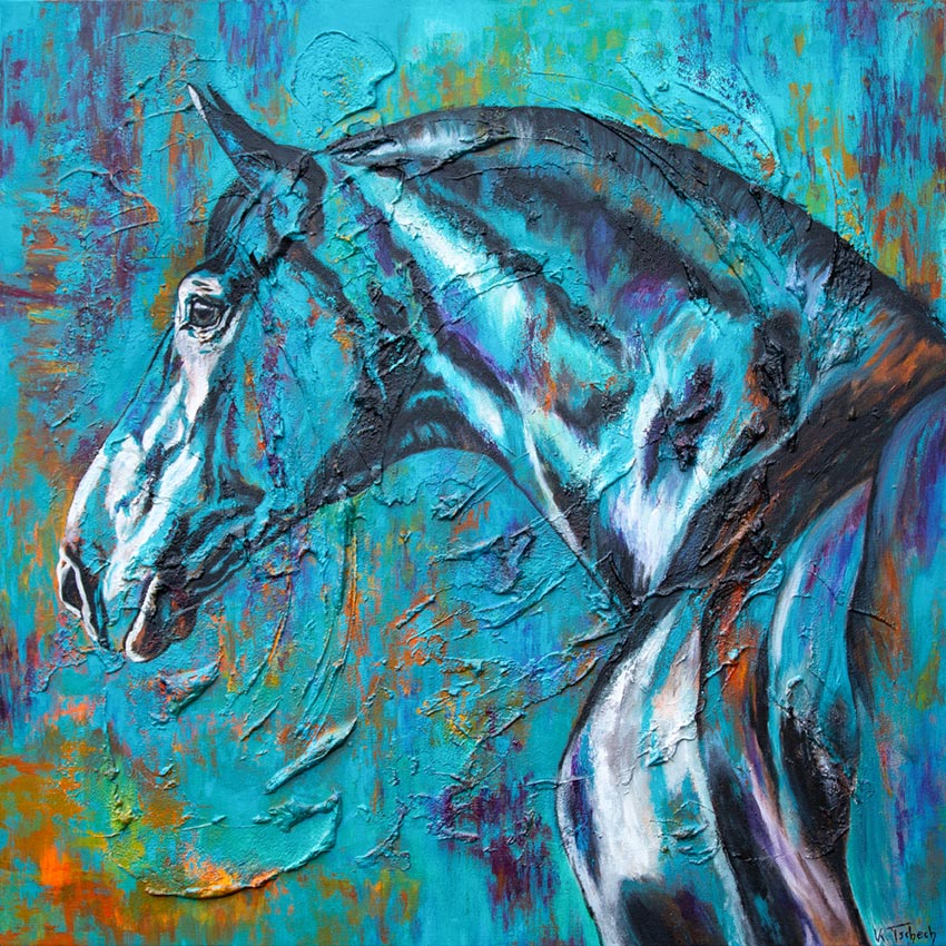 Horse modern art